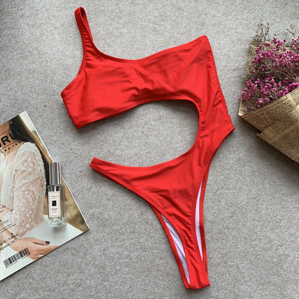 Red Onepiece Sexy Bikini For Women Swimming Suits - Wetsuitsbuy.com